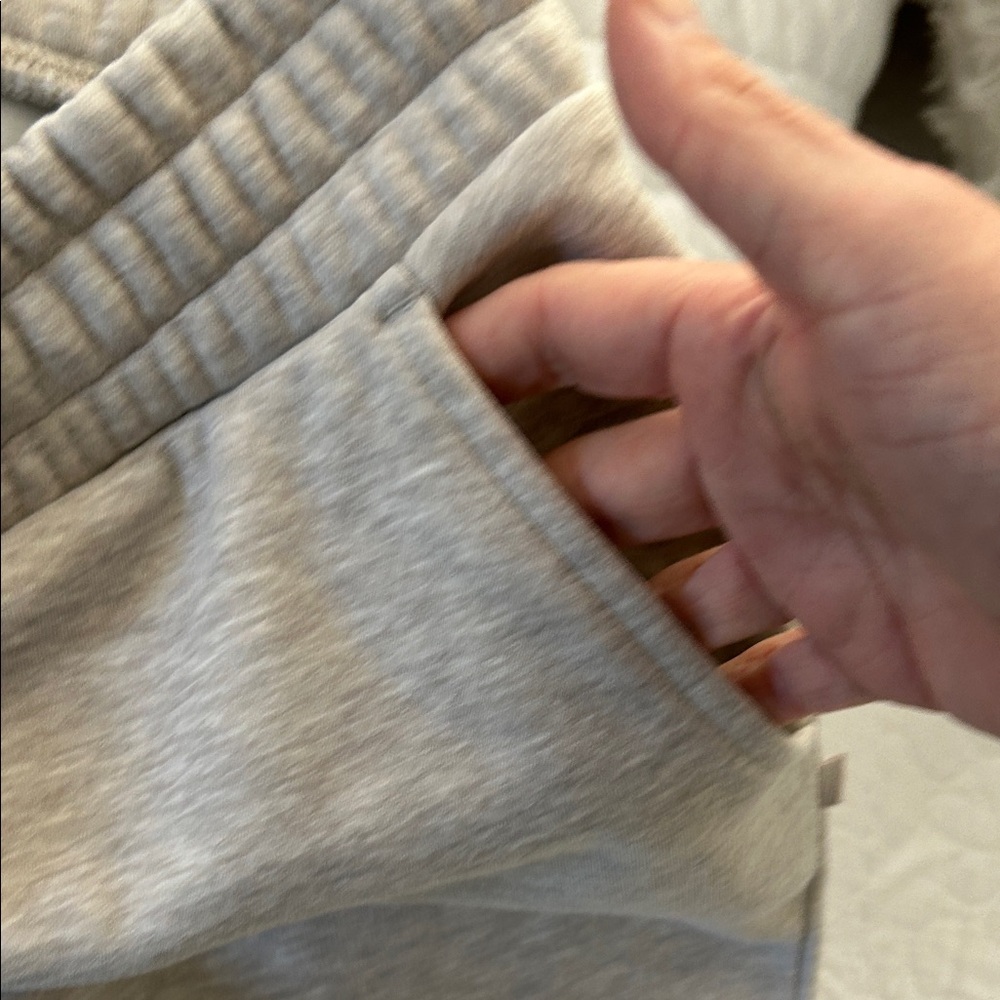 Mondetta Beige Straight Leg Cozy Sweatpants - Picture 5 of 6